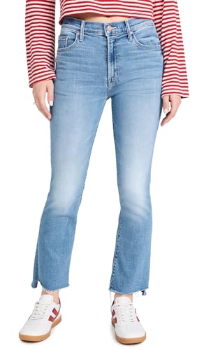 MOTHER Women's The Insider Crop Step Fray Jeans, Out of The